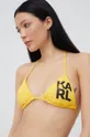 żółty Karl Lagerfeld biustonosz kąpielowy KL22WTP01 Damski