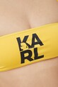 Горнище на бански Karl Lagerfeld KL22WTP02 жълт