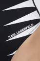 czarny Karl Lagerfeld jednoczęściowy strój kąpielowy KL22WOP09