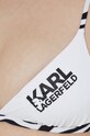 Plavkové kalhotky Karl Lagerfeld bílá KL22WBT25