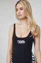Îmbrăcăminte Karl Lagerfeld costum de baie dintr-o bucată KL22WOP16 negru