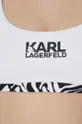 biela Plavková podprsenka Karl Lagerfeld