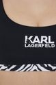 czarny Karl Lagerfeld biustonosz kąpielowy KL22WTP24
