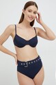 Îmbrăcăminte MICHAEL Michael Kors sutien de baie MM2J618 bleumarin