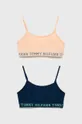 πορτοκαλί Παιδικό σουτιέν Tommy Hilfiger(2-pack) Για κορίτσια