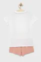 Παιδικές βαμβακερές πιτζάμες Tommy Hilfiger λευκό
