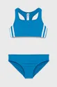 niebieski adidas Performance strój kąpielowy dziecięcy HF5916 Dziewczęcy