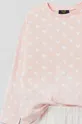 Detské bavlnené pyžamo OVS ružová