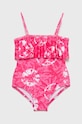 United Colors of Benetton strój kąpielowy dziecięcy miękka różowy 33Q20I005.G