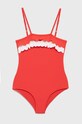 United Colors of Benetton costum de baie copii moale rosu 3L030I003.G