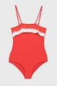 Dětské plavky United Colors of Benetton měkké červená 3L030I003.G