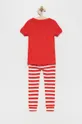 GAP gyerek pamut pizsama piros