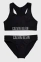 črna Calvin Klein Jeans otroške kopalke Dekliški