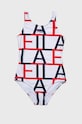 Fila costum de baie dintr-o bucată pentru copii moale alb FAT0076