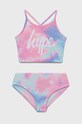 Hype costum de baie pentru copii din două piese cu modele multicolor ZVLR.299