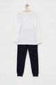 Detské pyžamo Guess H1BJ11.KA6W0 biela SS22