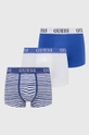 modrá Boxerky Guess (3-pack) Pánsky