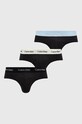 Слипове Calvin Klein Underwear (3 чифта) трикотаж черен 0000U2661G.PPYY