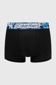 Calvin Klein Underwear boxeralsó sima fekete 000NB3140A.PPYY