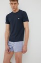 Emporio Armani Underwear piżama bawełniana 111339.2R576 wzorzyste niebieski 111339.2R576