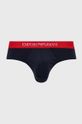 Emporio Armani Underwear slip din bumbac rosu