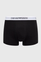 чёрный Хлопковые боксёры Emporio Armani Underwear