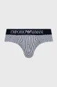 Emporio Armani Underwear slipy (2-pack) 111733.2R504 Podszewka: 95 % Bawełna, 5 % Elastan, Materiał zasadniczy: 95 % Bawełna, 5 % Elastan, Taśma: 9 % Elastan, 72 % Poliamid, 19 % Poliester