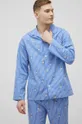 Βαμβακερές πιτζάμες Polo Ralph Lauren μπλε