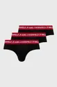 czerwony Karl Lagerfeld slipy (3-pack) 220M2121 Męski