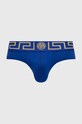 Versace slipy dzianina niebieski AU10027