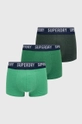 zelená Boxerky Superdry Pánsky