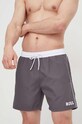 BOSS szorty kąpielowe 50469302 szary SS24