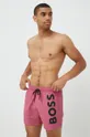 Σορτς κολύμβησης BOSS ροζ