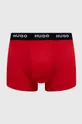 czerwony HUGO bokserki 3-pack