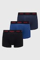 HUGO bokserki 3-pack dzianina niebieski 50469766