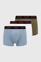 HUGO bokserki 3-pack dzianina zielony 50469766