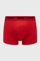 HUGO boxer pacco da 3 rosso