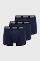 Боксери HUGO (3-pack) трикотаж темно-синій 50469786