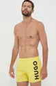 żółty HUGO szorty kąpielowe Męski