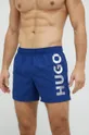μπλε Σορτς κολύμβησης HUGO Ανδρικά