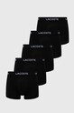 Боксеры Lacoste гладкий чёрный 5H5203