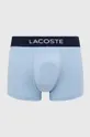 tmavomodrá Boxerky Lacoste 3-pak