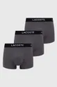 grigio Lacoste boxer pacco da 3 Uomo