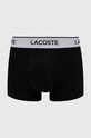 Boxerky Lacoste (3-pak) 5H8385 čierna SS22