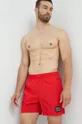 κόκκινο Σορτς κολύμβησης Calvin Klein Ανδρικά