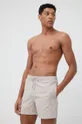 béžová Plavkové šortky Calvin Klein Pánsky