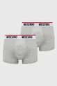 γκρί Μποξεράκια Moschino Underwear (2-pack) Ανδρικά