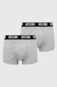 sivá Boxerky Moschino Underwear Pánsky
