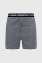 Bavlnené boxerky Karl Lagerfeld 221M2134 tmavomodrá AA00
