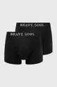 czarny Brave Soul bokserki (2-pack) Męski
